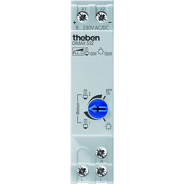 Theben Reiheneinbau-Dimmer f.ESL u.230V LED-Lp. DIMAX 532 plus